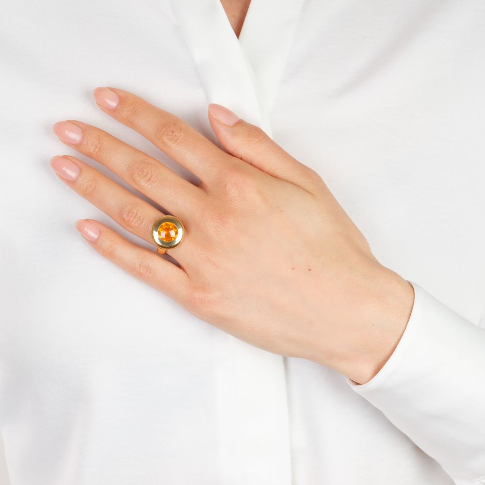 Ring 'Sloppy Mandarin Garnet' - image 3