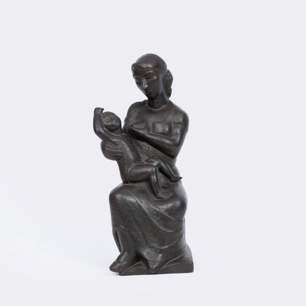 Emy Roeder - Sitzende Mutter mit Kind Sitzende Mutter mit Kind