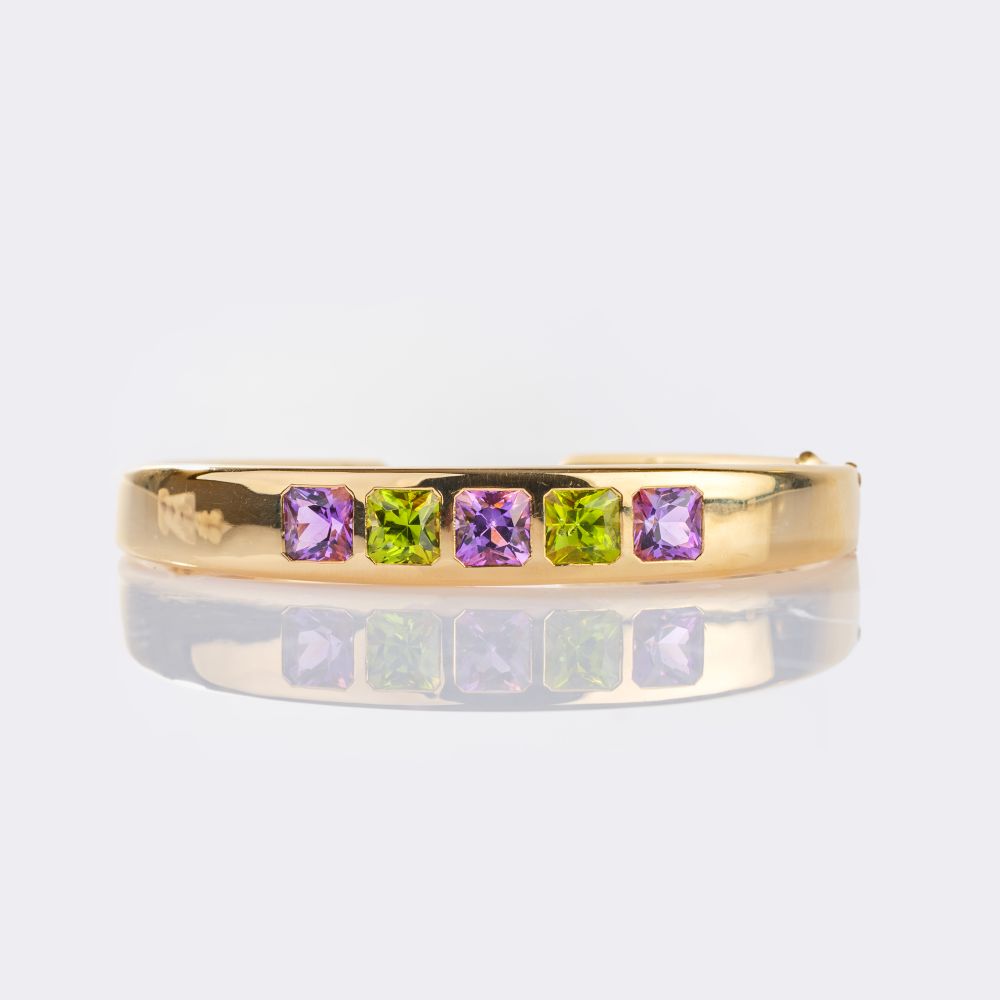 Van Cleef & Arpels - Armspange mit Farbedelsteinen Armspange mit Farbedelsteinen