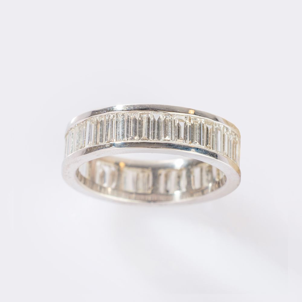 Bandring mit Baguette-Diamanten - Bild 2
