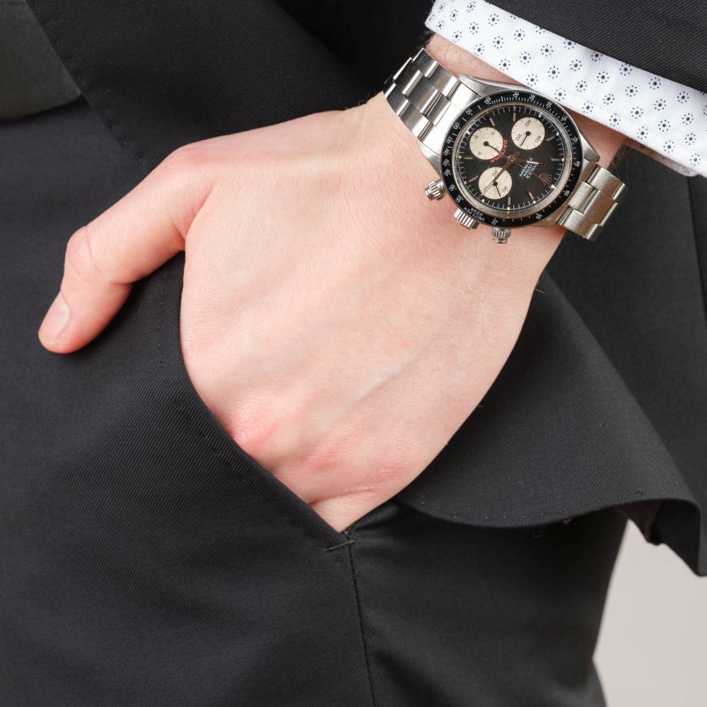 Seltene Herren-Armbanduhr 'Daytona Big Red' Sigma Dial - Bild 5