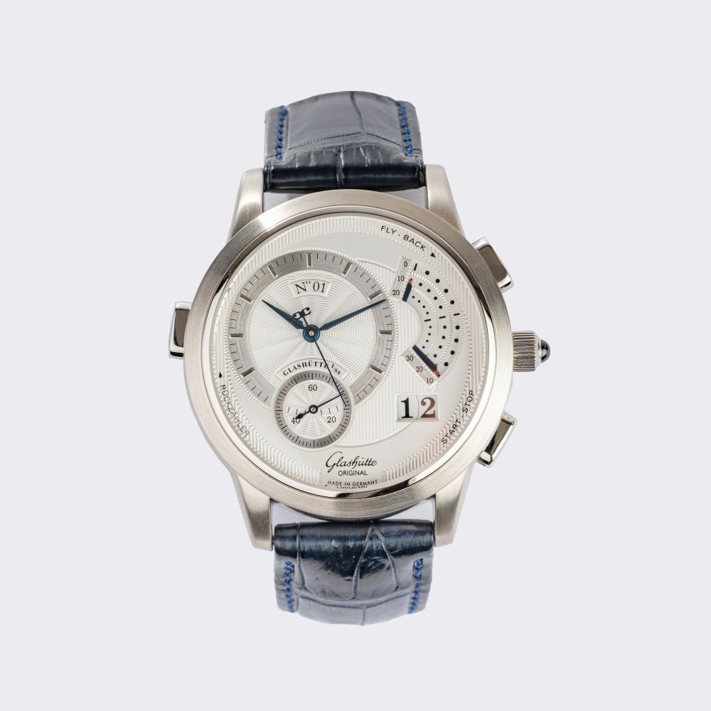 Einzigartige Herren-Armbanduhr 'PanoRetroGraph' Nr. 1 - Full Set