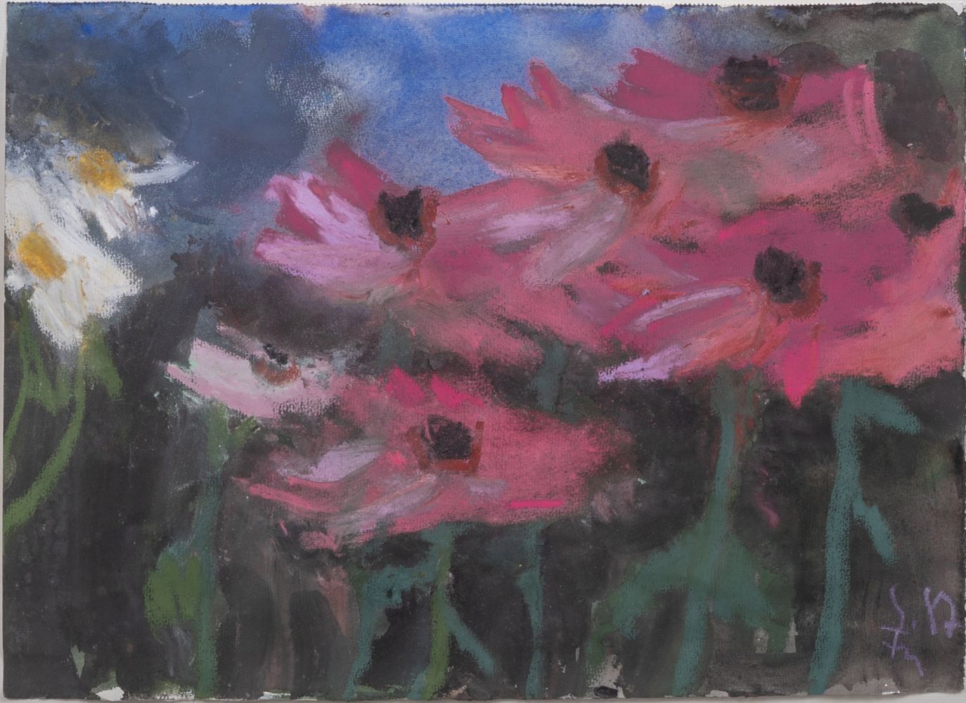 Klaus Fußmann - Margeriten und Gerbera Margeriten und Gerbera