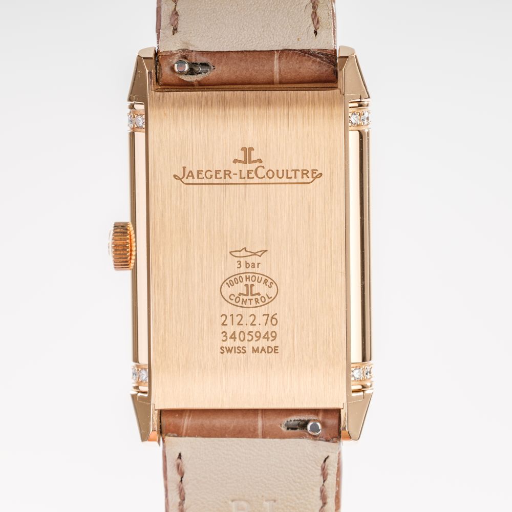 Damen-Armbanduhr 'Reverso Classic Duetto' mit Diamanten - Full Set  Jager-LeCoultre Reverso Duetto RG & Diamanten– Full Set - Bild 4