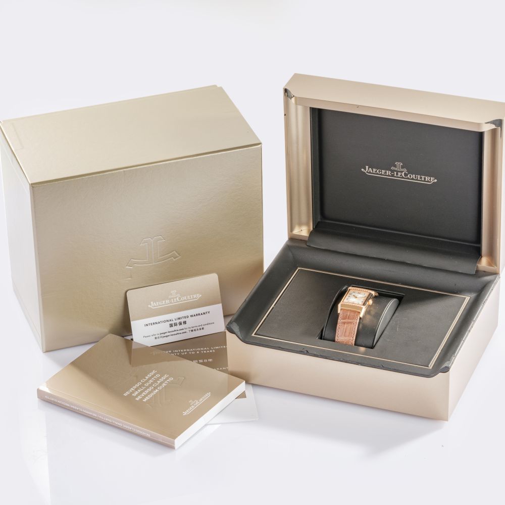 Damen-Armbanduhr 'Reverso Classic Duetto' mit Diamanten - Full Set  Jager-LeCoultre Reverso Duetto RG & Diamanten– Full Set - Bild 5