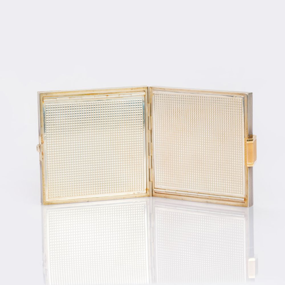Vanité Compact 'poudrier oiseau et papillon' von Helluin-Mattlinger - Bild 2