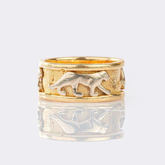 Gold Ring 'Panther'