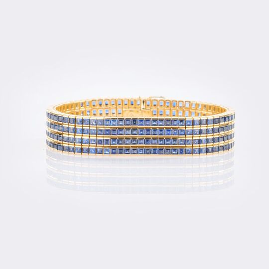 Außergewöhnliches Saphir Armband