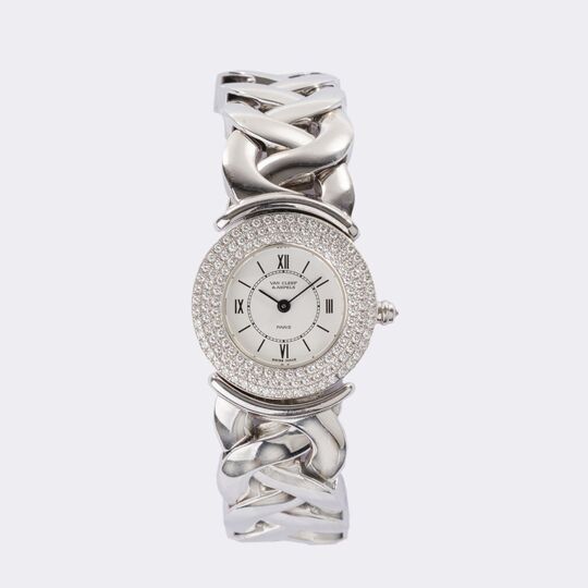 Damen-Armbanduhr mit Diamanten