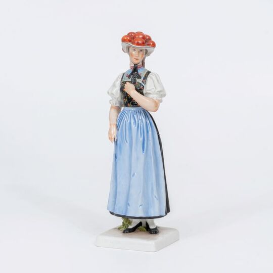 A Young Woman in Gutach Costume