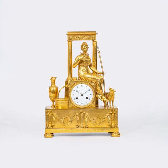 Figuren-Pendule 'Göttliche Schäfer-Idylle'
