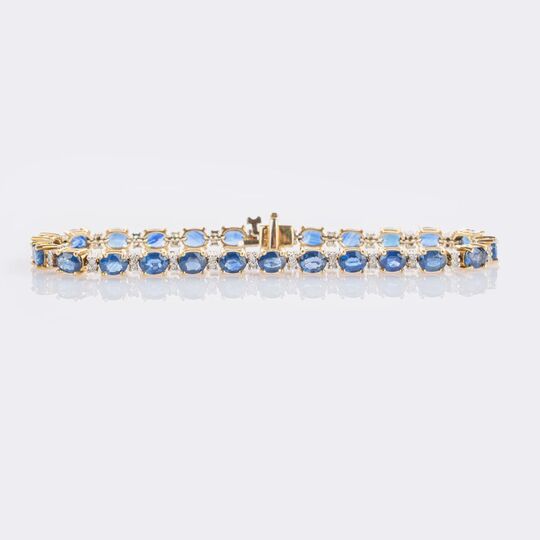 Saphir-Brillant Armband