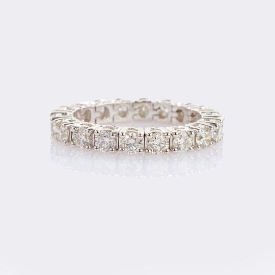 Flex-Band Rivière Brillant Ring