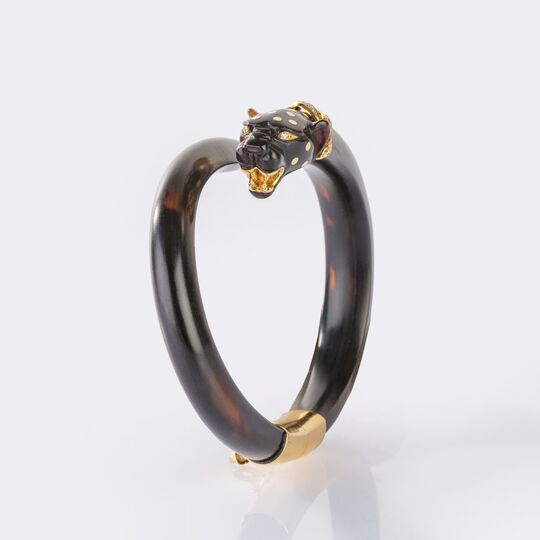 Armreif mit Brillant Besatz 'Panther'