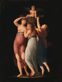 Drei Grazien mit Putto