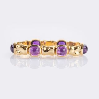 Amethyst Bracelet 'Bamboo'