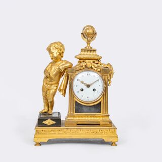 Empire Figurine Pendule 'Allégorie de la science'