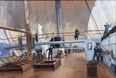 An Deck der Svetlana