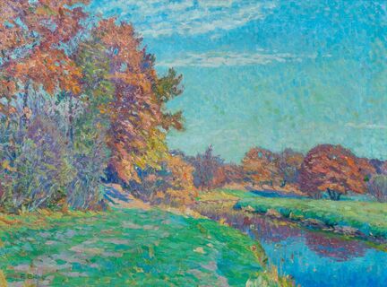 Day in Autumn by the Alster