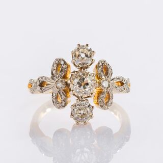 Old European Cut Diamond Ring