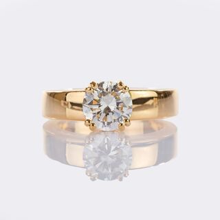 Fine Solitaire Diamond Ring