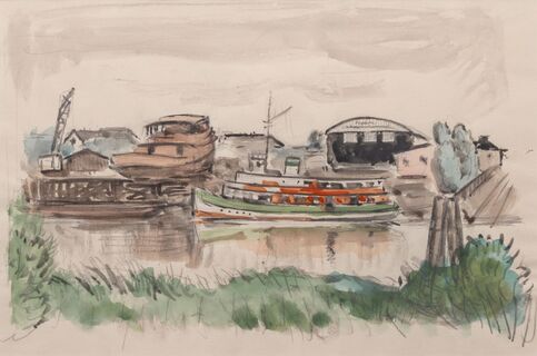 Small Steamboat on the Este