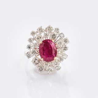 Ruby Diamond Ring