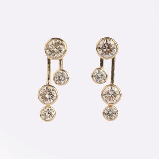 Pair of Fancy-Diamond Earring