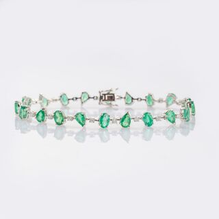 Emerald-Diamond Bracelet