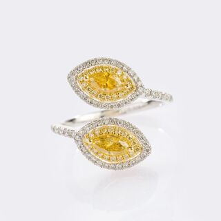 Moi-et-Toi Diamond Ring