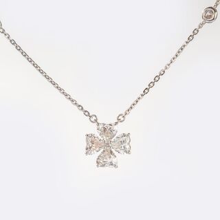 Diamond Pendant with Necklace