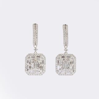 Pair of Diamond-Earrings