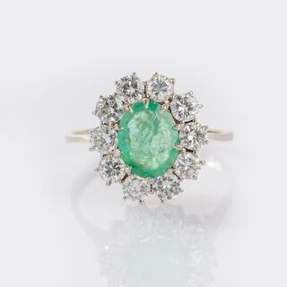 Emerald Diamond Ring