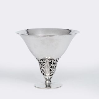 Art-déco Fußschale