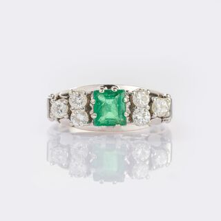 Emerald Diamond Ring