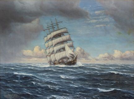 The Padua on the high seas