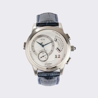 Firma Glashütte Original - Unique Men's Wristwatch 'PanoRetroGraph' No. 1 - Full Set Unique Men's Wristwatch 'PanoRetroGraph' No. 1 - Full Set