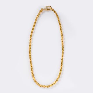 Gold Necklace with Diamond-Clasp