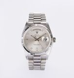 Men's Wristwatch 'Day-Date 36' White Gold with Diamonds - image 1