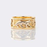 Gold Ring 'Panther' - image 1