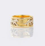 Gold Ring 'Panther' - image 2