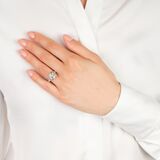 Exceptional Loop Clear Solitaire Diamond Ring - image 4