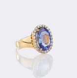 Tansanite Diamond Ring - image 2