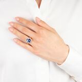 Tansanite Diamond Ring - image 3