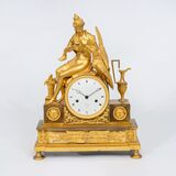 Empire Figuren-Pendule 'Hebe tränkt den Adler des Zeus' - Bild 1