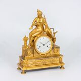 Empire Figuren-Pendule 'Hebe tränkt den Adler des Zeus' - Bild 2
