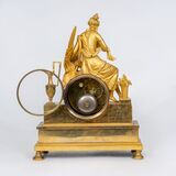 Empire Figuren-Pendule 'Hebe tränkt den Adler des Zeus' - Bild 3