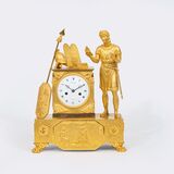 Louis-Seize Figurine Pendule 'Table des  Lois de Minos' after Voltaire - image 1