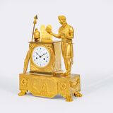 Louis-Seize Figurine Pendule 'Table des  Lois de Minos' after Voltaire - image 2