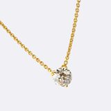High-Carat Diamond Pendant on Chain - image 1